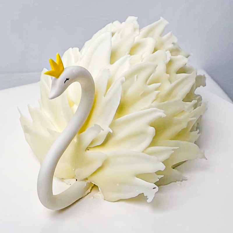 天鹅之恋/翻糖蛋糕