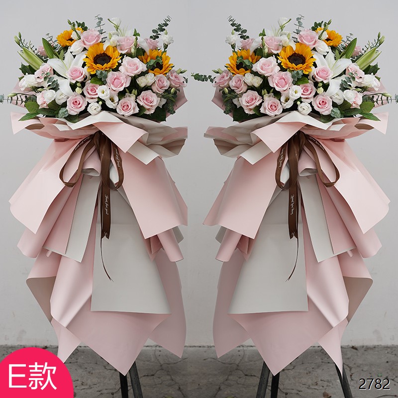 紫陌花卉/一对花篮